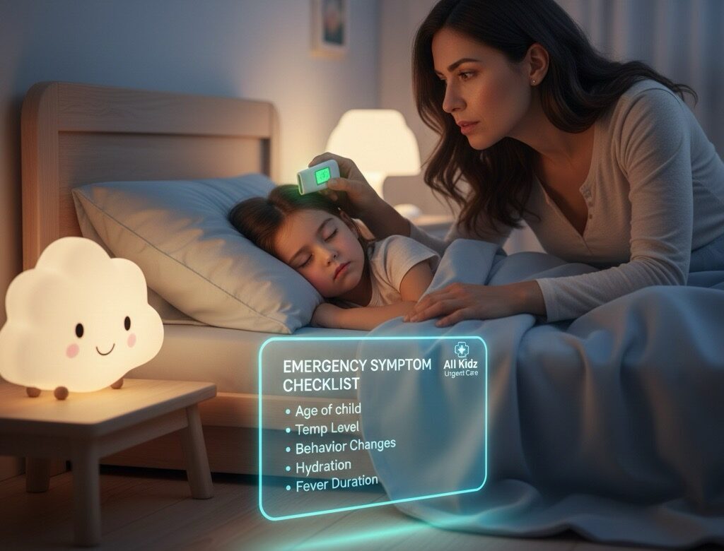 Child Fever at Night: When Is It an Emergency? | All Kidz Urgent Care