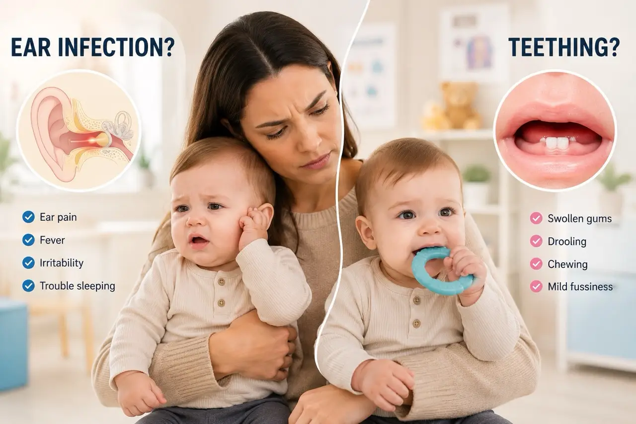 Is It Teething or an Ear Infection? Key Signs Every Parent Should Know